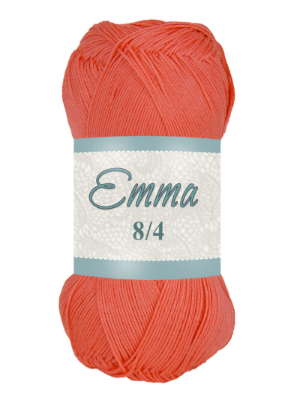Falkgarn Emma 8/4 merc., 100 gr - 979 Korall