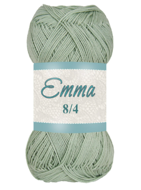 Falkgarn Emma 8/4 merc., 100 gr - 823 Grön kaki