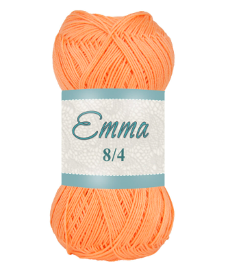 Falkgarn Emma 8/4 merc., 100 gr - 829 Mango