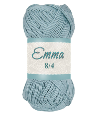 Falkgarn Emma 8/4 merc., 100 gr - 834 Ljusblå
