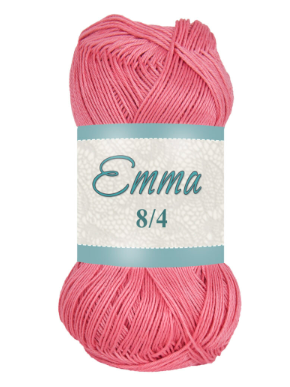 Falkgarn Emma 8/4 merc., 100 gr - 026 Gammelrosa