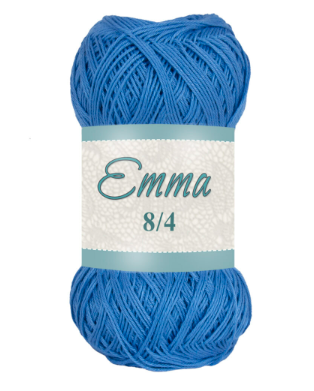 Falkgarn Emma 8/4 merc., 100 gr - 051 Kornblå