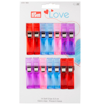 Prym Love Tygclips, 5,5 cm - 14 st