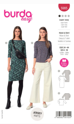 Burda 5985 - Klänning Top - Dam
