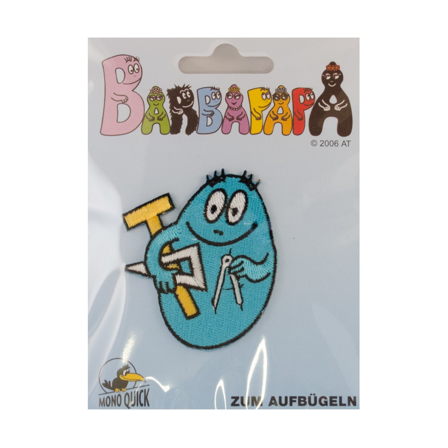 Fabric badge Barbapapa