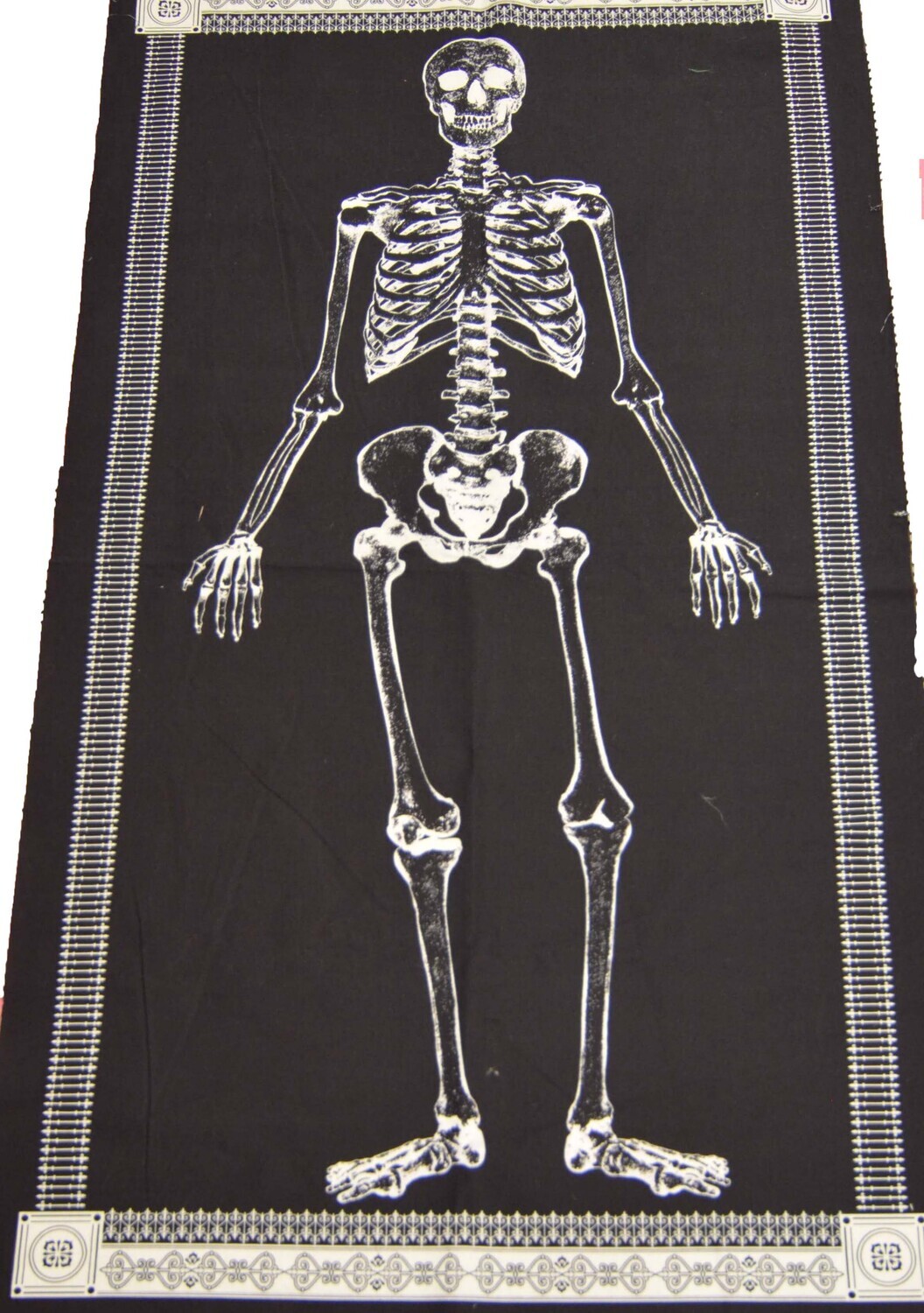 Lappteknik - Skelett - Glow in the dark