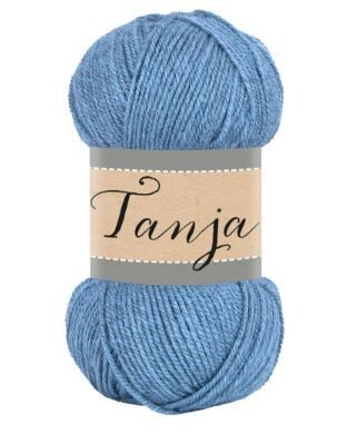 Falkgarn Tanja, 100 gr - Ljusblå