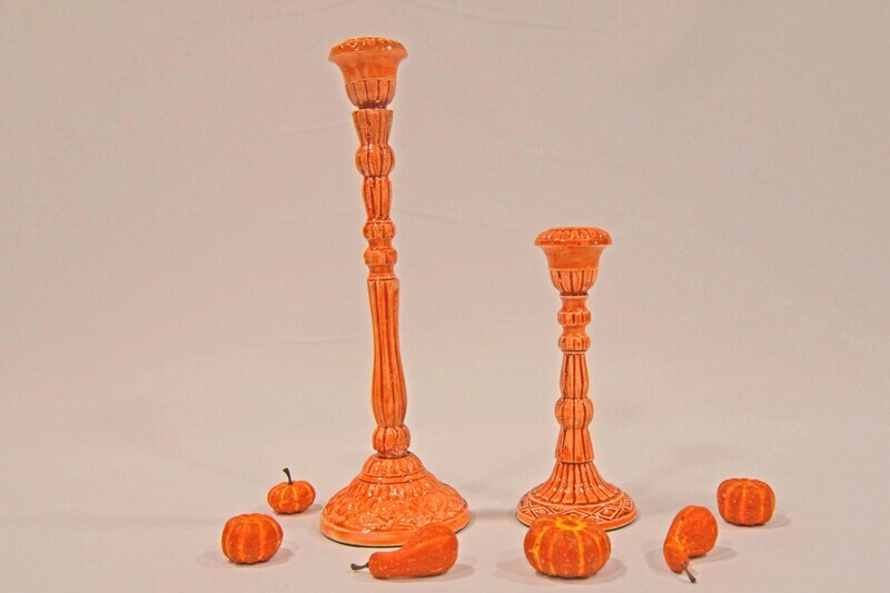 Boel &amp; Jan - Emaljljusstake - Orange