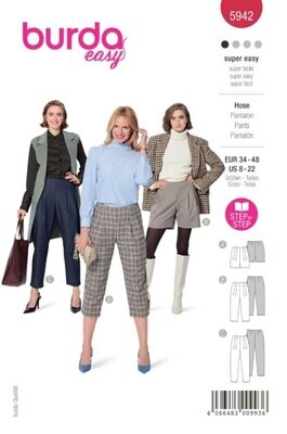 Burda 5942 - Byxor - Dam