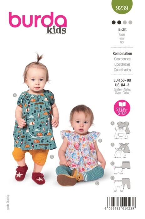 Burda 9239 - Baby