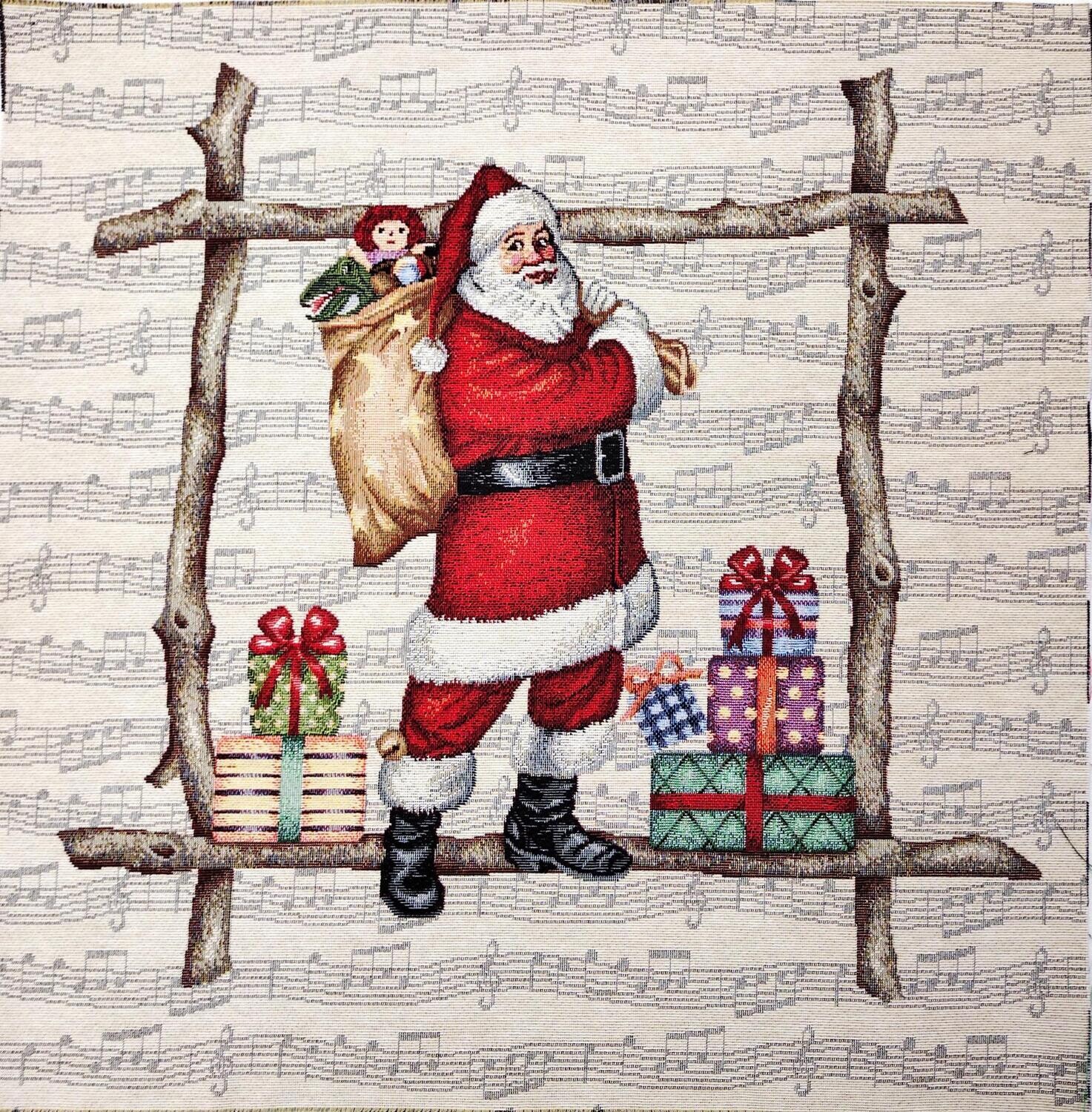Framsida till kudde / tavla - Julmotiv - Jultomte