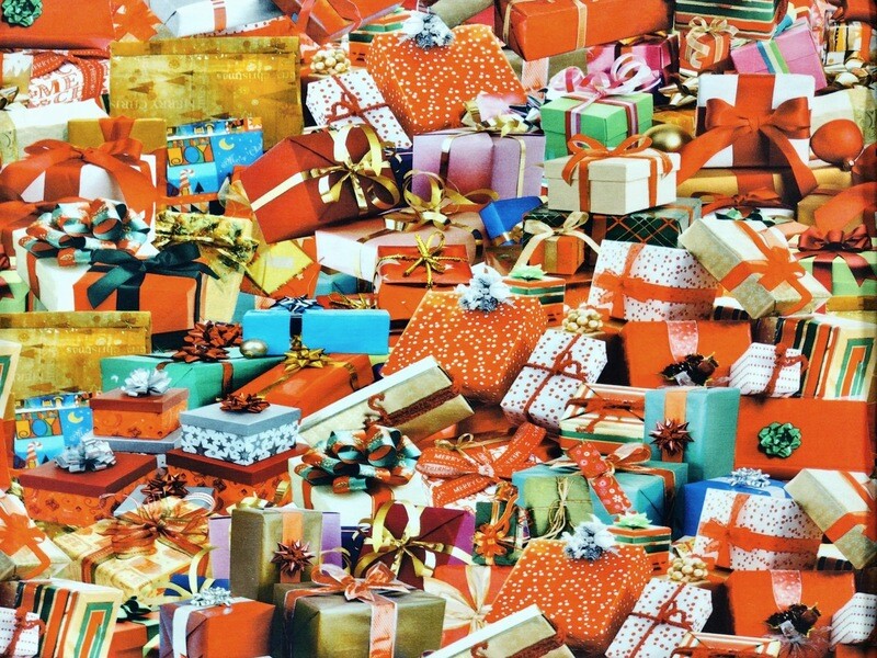 Trikå &quot;Julklappar&quot;