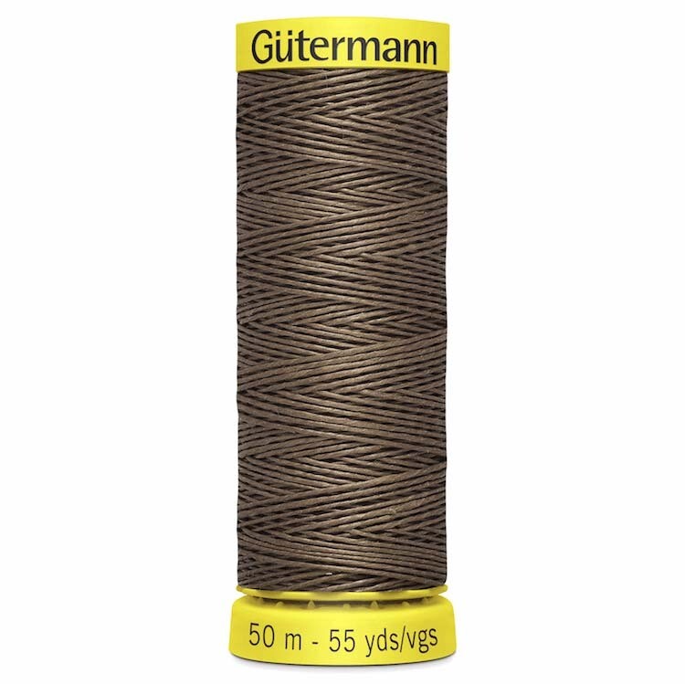 Gütermann - Lintråd - 50 m - brun