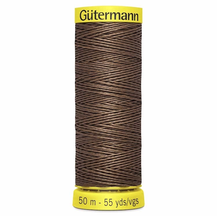 Gütermann - Lintråd - 50 m - brun