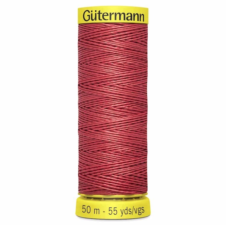 Gütermann - Lintråd - 50 m - röd