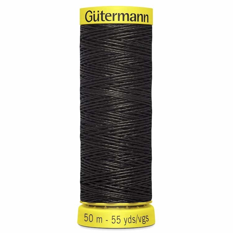Gütermann - Lintråd - 50 m - svart