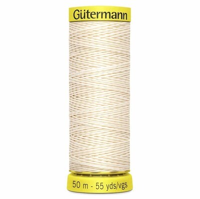 Gütermann - Lintråd - 50 m - naturvit