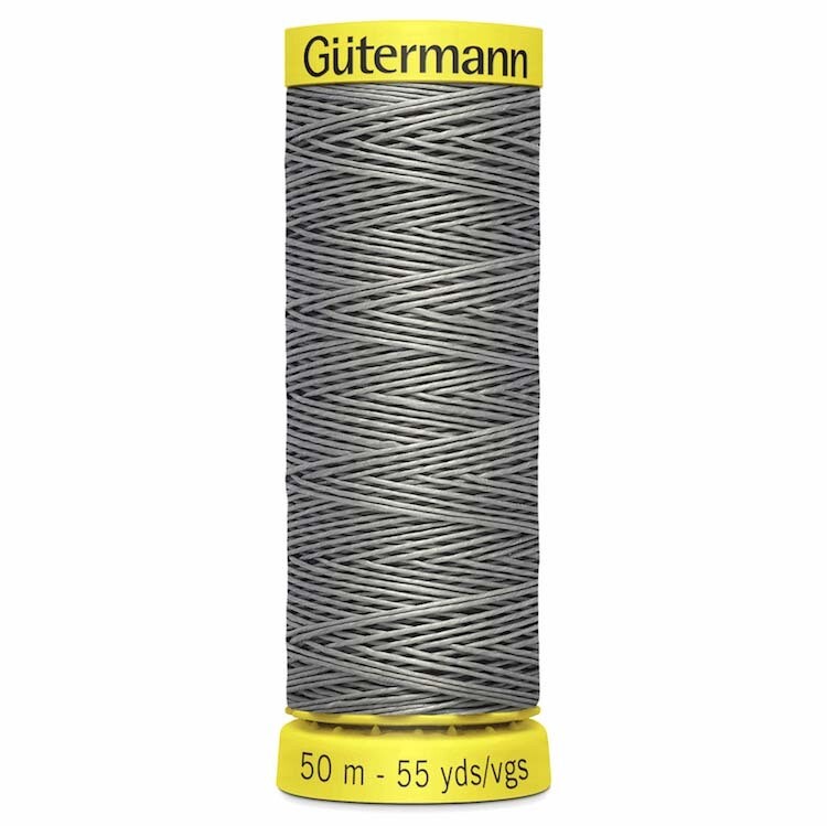 Gütermann - Lintråd - 50 m - grå