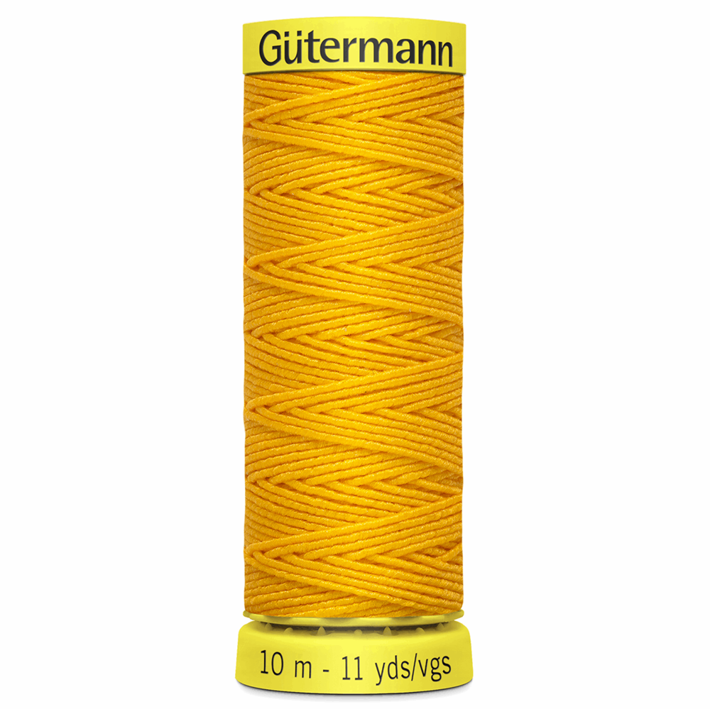 Gütermann - Elastisk tråd - 10 m - gul