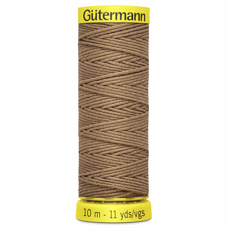 Gütermann - Elastisk tråd - 10 m - beige
