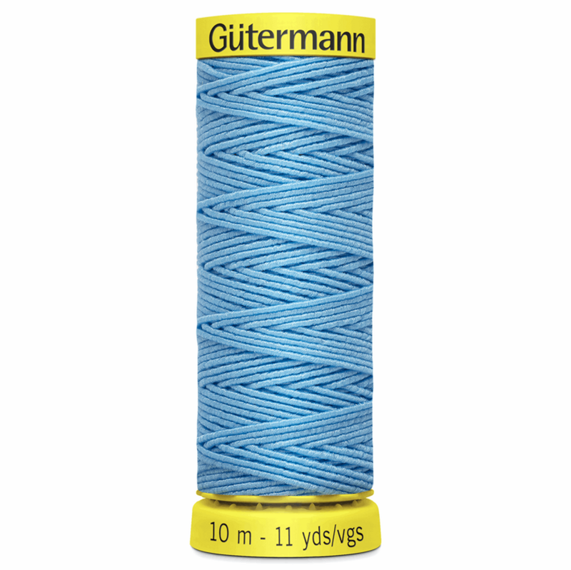 Gütermann - Elastisk tråd - 10 m - ljusblå