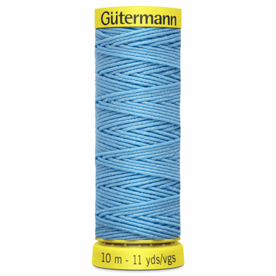 Gütermann - Elastisk tråd - 10 m - ljusblå