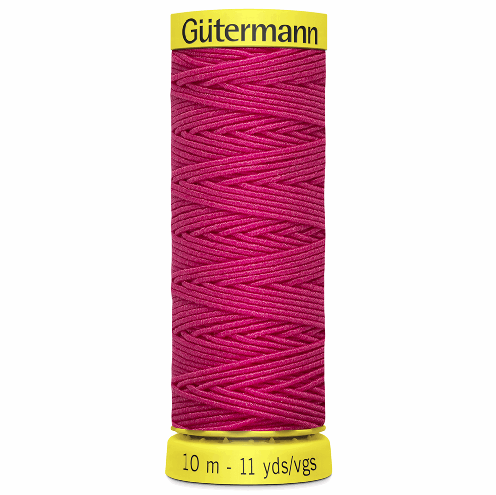 Gütermann - Elastisk tråd - 10 m - fuchsia