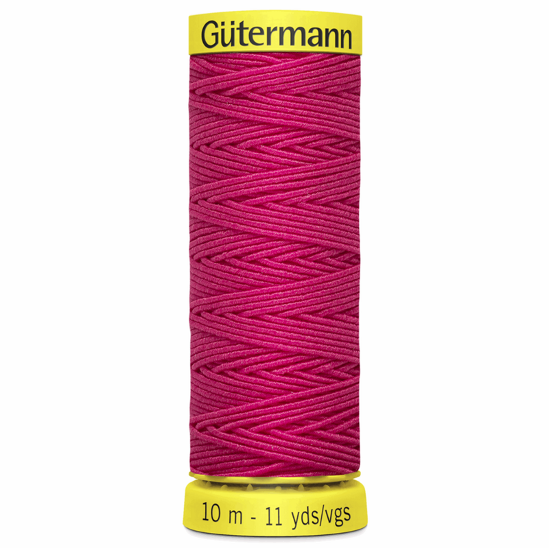 Gütermann - Elastisk tråd - 10 m - fuchsia