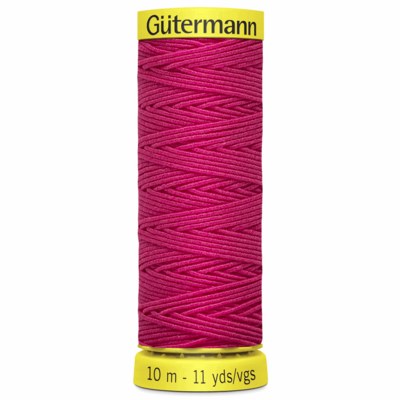 Gütermann - Elastisk tråd - 10 m - fuchsia