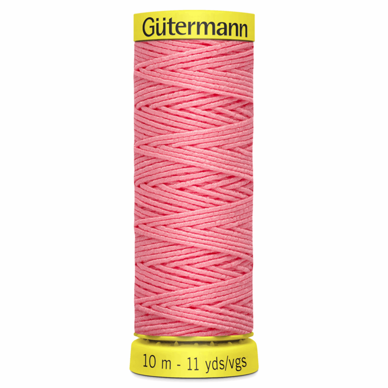 Gütermann - Elastisk tråd - 10 m - rosa