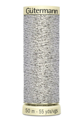 Gütermann - Metall Effekt tråd  w331 - 50 m - silver
