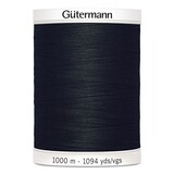 Gütermann - Rayon 40 - 1000 m - 1005 (svart)