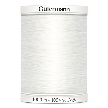 Gütermann - Alla tygers tråd - 1000 m - 800 (vit)