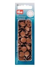 Prym Love nittryckknappar &quot;rund&quot; 12,4 mm - 30 st - guld