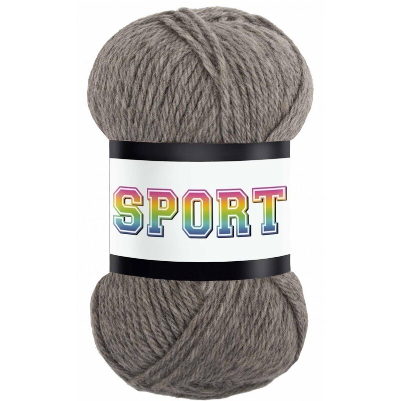 Falkgarn Sport, 100 gr - 1017 ljusgrå