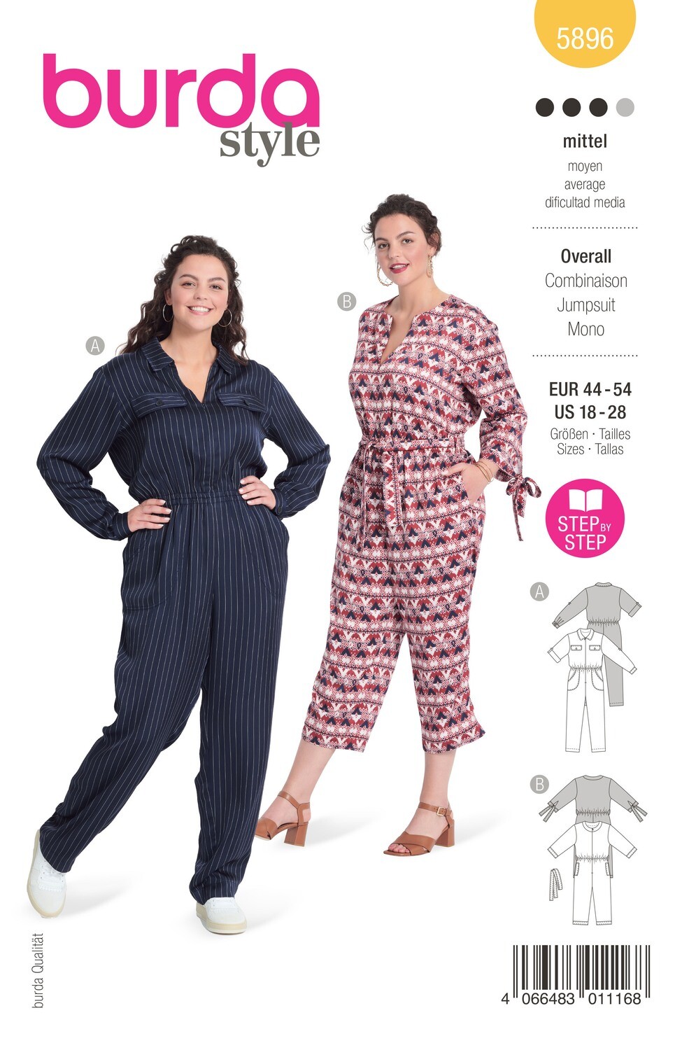 Burda 5896 - Jumpsuit- Dam