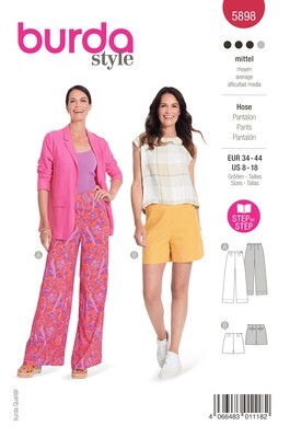 Burda 5898 - Byxor - Dam