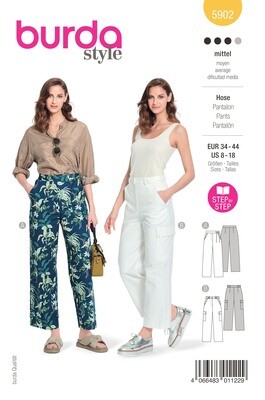 Burda 5902 - Byxor - Dam