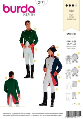 Burda 2471 - Napoleon - Herr