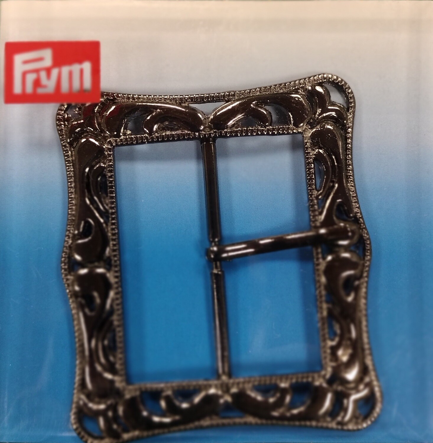 Prym Bältespänne - Bredd 50 mm - blanksvart silver