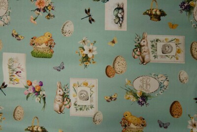 Hemtextil - Canvas &quot;Retropåsk&quot;