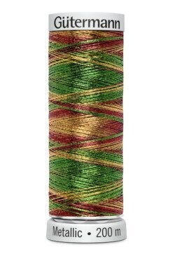 Gütermann Metallic 200 m flerfärgad (9 färger)