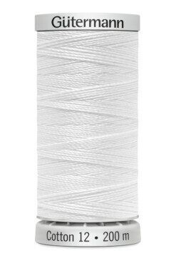 Gütermann Cotton 12 - 200 m - Färg nr 1001