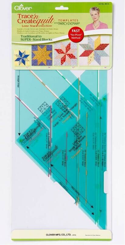 CLOVER 9513 TRACE N CREATE QUILT LONE STAR