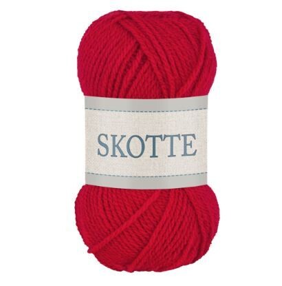 Falkgarn Skotte, 50 gr - 867 Röd