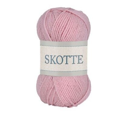 Falkgarn Skotte, 50 gr - 870 Puderrosa