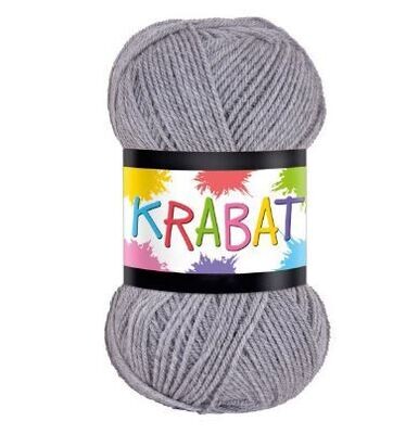 Falkgarn Krabat, 50 gr - 089 Gråmelerad