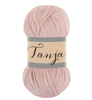 Falkgarn Tanja, 100 gr - 805 Ljus puderrosa