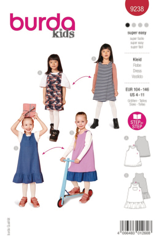 Burda 9238 - Klänning