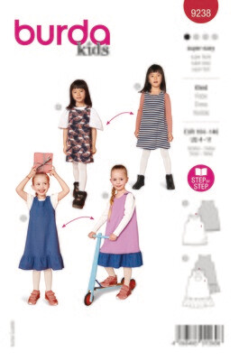 Burda 9238 - Klänning